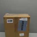 Arc Floor Lamps for Living Room, Modern Remote Control Standing FLamp with Stepless Dimmable, Gold Tall Lamp with White Drum Shade,Over Couch Arched Reading Light for Bedroom, Office(Bulb Included)