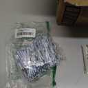 Maitys 100 Pcs Metal Curtain Rings with Eyelet 1.5-inch Inner Diameter Eyelet Curtain Rings for Drapery Clips Hooks for Sliding Window Bathroom Door Shower Rod (Black)