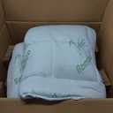 Ultra Soft Queen Size Mattress Topper - Viscose Made from Bamboo Pillow Top Mattress Pad for Back Pain Relief - Naturally Cooling for Hot Sleepers, Green