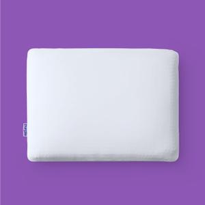 Purple DreamLayer Pillow - Standard Size, Multi-Layered GelFlex Grid & MicroAir Foam for Support & Pressure Relief - Customizable Height with Removable Foam Booster Layers