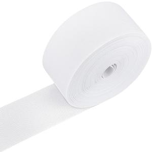 BENECREAT 55 Yards White Curtain Tape, 4 Inch Wide Non Woven Cloth, Sew-in Curtain Heading Tape for Drapery Accessories, DIY Crafts and Home Decor