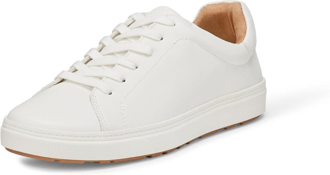 Amazon Essentials Unisex Kids' Low Top Classic Sneakers for Boys and Girls (Size 5, White)