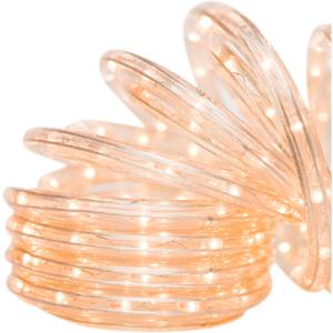 Brite Star 18 Foot Clear Rope Light - Connectable for Indoor and Outdoor Decor - Perfect for Christmas Decorations, Bedroom, Party, Patio, Deck Lighting - Waterproof Outdoor Lighting