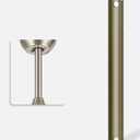 36 inch Ceiling Fan Downrod with Extension Cord, 3-foot Bronze Ceiling Fan Extension Rod, 1-inch OD, ceiling fan downrods for Various Fans (Bronze, Not Threaded)