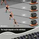 Weight Workout Sled Pulling Rope 1.5" x 16FT, Trainer Physical Training Strength Rope for Tire Pulling, Football Training, Fitness Resistance Exercise Equipment