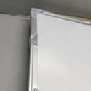 AmazingSpark Lined Whiteboard Blank Grid Aluminum Frame Dry Erase Board Reusable Wall Mounted Board for Scheduling, to Do Lists Weekly Planning Home Work (36 x 24 Inch,Vertical Whiteboard with Grid)