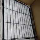 SunsGrove Dog Playpen for Indoor, Heavy Duty 24 Inch 8 Panels Dog Playpen for Small and Puppy Dogs, Free and Safe Play Dog Fence, Black