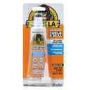 Gorilla Waterproof Caulk & Seal Silicone Sealant, 2.8oz Squeeze Tube (Pack of 1) - White Caulking Sealant for Kitchen, Window, Bath, Marine, Door and More (1 - Pack)