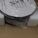 OFFIY 6PK Dimmable 15.8 Inch Led Ceiling Light Flush Mount, 34W, 3060LM, 3000K/ 3500K/ 4000K/ 5000K/ 6500K CCT, 0.98" Super Slim Close to Ceiling Round Flat Panel Light for Hallway, Kitchen ect, Black