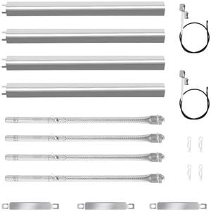 MOASKER Grill Replacements Parts for Charbroil Performance 4 Burner 463365021 463352521 463365522 Gas Grill,5 Burner 463448021 463450022 463451022, Heat Plate,Grill Burner,Grill Igniter,Crossover Tube