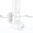 Rechargeable Bath Jets for Tub, Impact Force 65 kPa Bath Jet Spa, Bubble and Flow-Massage Two Mode, Adjustable Speed, Cordless Portable Bathtub Jet for Relaxing Daily Use at Home, White