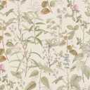 Peel and Stick Wallpaper - 17.7x 118.11 Inch Self Adhesive Removable Wallpaper - Vintage Floral Botanical Leaves Pattern - Easy Install No Glue - Waterproof Vinyl for Kitchen Bathroom Bedroom Decor (Cream)
