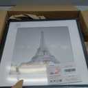 upsimples 16x16 Picture Frame, Display Pictures 12x12 with Mat or 16 x 16 Without, Wall Hanging Square Frames, Black, 1 Pack