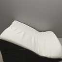 Bed Wedge Pillow for Sleeping, 10" 24" 24" Triangle Pillow Wedge, Cooling Memory Foam Top, Elevated Support Wedge Pillow - Removable Washable Cover (Gray White)