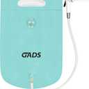 Portable Hair Washing Station, 2.5 GL Bedside Shower Water Bag for Hair Washing in Bed, Use with Inflatable Shampoo Basin, Inflatable Hair Washing Basin, Inflatable Bathtub - Blue