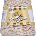 Lily Sugar'n Cream Cotton Cone Yarn, 14 oz, Potpourri Prints, 1 Cone