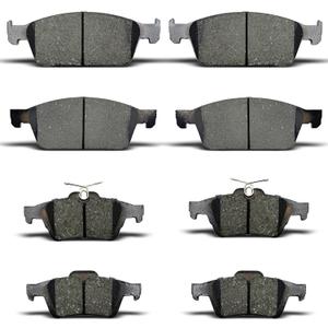 8PCS Front Rear Brake Pads Set Fit For Ford For Escape 2013-2016, For Ford For Focus 2013-2018, For Ford For Transit Connect 2014-2019