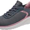 Skechers Womens Bobs Squad Chaos - Stroke of Luck, 7.5, Grey