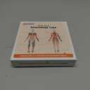 IEADEN Precut Kinesiology Tape for Knees, 10 Pcs - Knee Support & Stability, Knee Pain Relief Athletic Tape - Waterproof & Elastic, Breathable Hypoallergenic Latex-Free Tape, Black