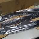 Outside-Mount Rain Guards Window Visors for 2016-2023 Toyota Tacoma Double Cab Full-Size Wind Vent Deflectors Truck Accessories Dark Smoke 4-Piece Set with Thicker