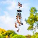 Cat Wind Chimes for Outside,Cat Gifts for Women Men/Memorial Gift/Birthday Gifts/Metal windchimes Outdoors/Indoors,Garden Decor,Patio,Home,Porch,Yard Decorations
