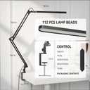 SKYLEO Desk Lamp for Home Office, Eye Comfortable LED Desk Light for Long Hours, Adjustable Swing Arm with Memory Function, Black