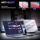 Peslv Magnetic Anti Blue Light Screen Protector for MacBook Air 13 Inch (2018-2021, M1), Removable Glare Filter for 13.3" Mac Laptop Computer