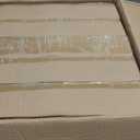 Showgeous Round Charger Plates 50 Pack 13” Gold Plastic Reef Rim