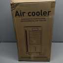 Portable Evaporative Air Cooler, Quiet Windowless Swamp Cooler with 4 Ice Packs, 2 Gallon Water Tank, Remote Control, 4 Modes & 3 Speeds, Oscillating Cooling Fan for Bedroom, Living Room and Office, 22'*12'*11'