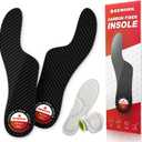 Morton's Extension Orthotic, Recovery Carbon Fiber Insole-Rigid Foot Support Shoe Inserts for Morton's Toe, Turf Toe, Hallux Limitus, Hallux Rigidus, Arthritis and Broken Big Toe-1 Pair Length 10.43" (10.43"-Men's 9-9.5/Women's 10-10.5,265mm)
