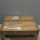 Kitstorack Night Stands Set of 2,End Tables with Drawer for Bedroom Bed Side Table for Home, Rustic Brown Wood Night Stand Bedroom Nightstands Bedside Table Set of 2