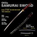 Full Tang Katana 1095+15N20/Damascus Steel Handmade Forged
