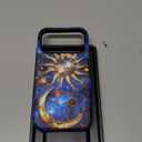 STARVIP for iPhone 17 Pro Case Cute - Wireless Charging Compatible - Dual-Layer Hard Shell + Silicone Cover - Aesthetic Protective Phone Case for Women - Astral Mystique