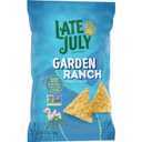 4 x Late July Snacks, Garden Ranch Tortilla Chips, 7.8-oz. Bag (7.8 Ounce (Pack of 1))