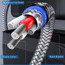 XLR to 3.5mm Cable 6ft Microphone Cable Unbalanced 1/8 inch to XLR Female Microphone Cord for Camcorders, DSLR Cameras, Computer Recording Device-Grey