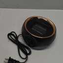 Space Heater, Portable Electric 500W PTC Ceramic Heaters for Indoor Use, Efficient Fast Heating, Tip-Over & Overheat Protection, Quiet Small Mini Desk Heater for Bathroom Home Office Bedroom (Black)