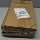 Portable Small Dog Seat for Car, Luxury Center Console Dog Car Seat Booster with Safety Tethers, Anti-Collapse Pet Travel Carseat for SUV, Truck (Black/Grey) (Black/Dark Gery)