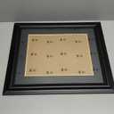 11x14 Diploma Degree Frame with Mat or Display 15x18 Certificates without Mat,Solid Wood,Black Finish with Intricate Black Rope Detail,UV Protection Acrylic