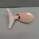 SDKWDH Red-Light-Therapy-for-Face-and-Neck, 7 Color Face Massager Tool for Wrinkles, Double Chin, Vibrating Facial Massager with Thermals for Skin Care, Glossy Pink