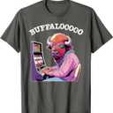 Lucky Buffalo Casino Slot Machine BUFFALOOOOO Gambling T-Shirt, XL