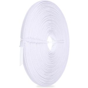 12 Yards Boning 12mm White Polyester Boning Cotton Covered Bonings Roll Corset Bra Bonings Tool for Sewing Wedding Dress Lingerie Gown
