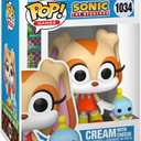 Funko POP & Buddy: Sonic - Cream with Cheese - Sonic The Hedgehog - Collectable Vinyl Figure - Gift Idea - Official Merchandise - for Kids & Adults - Video Games Fans - Model Figure for Collectors