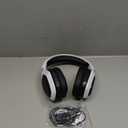 Ozeino 2.4GHz Wireless Gaming Headset for PC, Ps5, Ps4 - Lossless Audio USB & Type-C Ultra Stable Gaming Headphones with Flip Microphone, 40-Hr Battery Gamer Headset for Switch, Laptop, Mobile, Mac (Black and White)