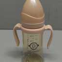 GROSMIMI Spill Proof no Spill Magic Sippy Cup with Straw with Handle for Baby and Toddlers, Customizable, PPSU, BPA Free 10 oz (Peach)