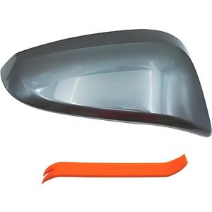 Passenger Right Side Mirror Cover Cap Compatible with Toyota Rav4 2015-2018 XLE SE LTD Gray