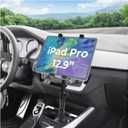 Randconcept - Cup Holder Tablet Mount for Car and Truck Tablet Holder with Heavy Duty Cup Holder Base, Compatible with 4.7-12.9 inch iPad pro iPad mini ipad 9th gen