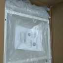 2 Tier Pull Out Cabinet Organizer with Sliding Basket Bathroom Cabinet Organizer, Bathroom Kitchen Multi-Purpose Under Sink Organizer and Storage Cabinet in Metal 1 pack (white)