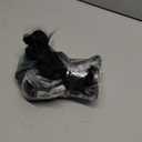 Synthetic Claw Clip In Messy Bun Hair Scrunchies Ponytailtail Curly Hair Hairpiece For Women Girl Updo Bun, Black