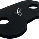 GODFREY Womens Rowing Seat Pad - 12mm Waterproof Non-Slip Rower Cushion with Optional Clip for Concept 2, Peloton, Hydrow & Water Rowers (Black)