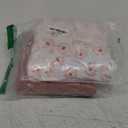 Crib Sheets for Boys Girl, Fitted Baby Toddler Bed Sheets 28" x 52", Neutral Muslin Cotton Crib Mattress Bedding Soft and Breathable Comfort (Dusty Rose & Flower-A, Crib Sheet)